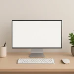 Clean desk setup